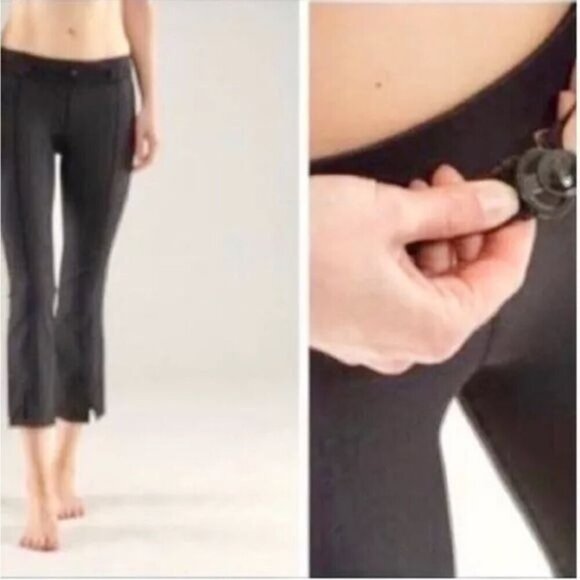 Lululemon Belt It Out Crop Pants Gray Size 6 - Picture 1 of 11